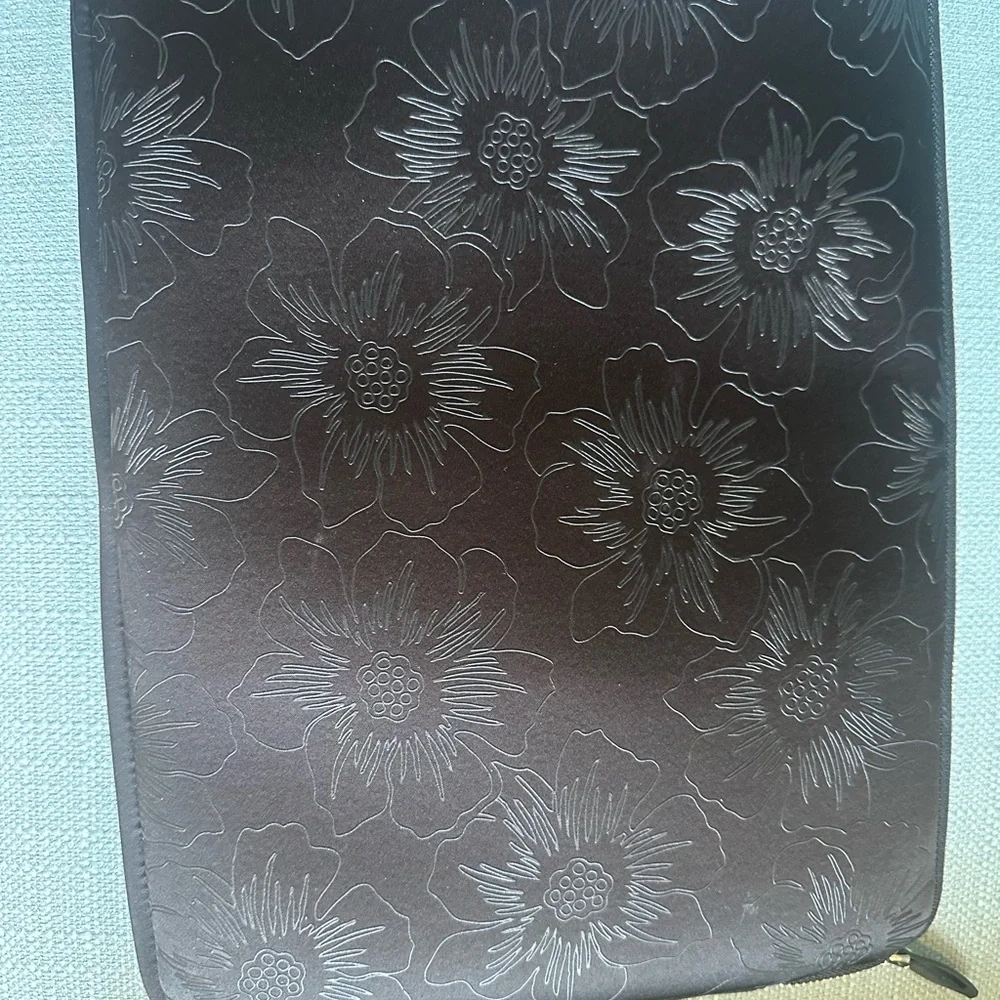 Kate Spade Black Floral Pouch
